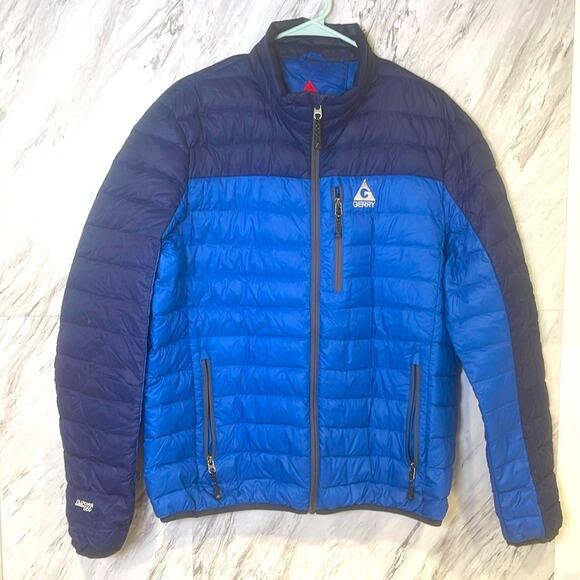 Gerry size large puffy men blue/navy jacket - Picture 1 of 8